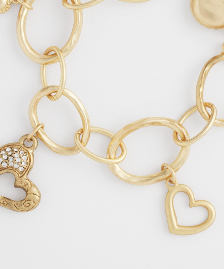 CHICO'S HEART CHARM BRACELET