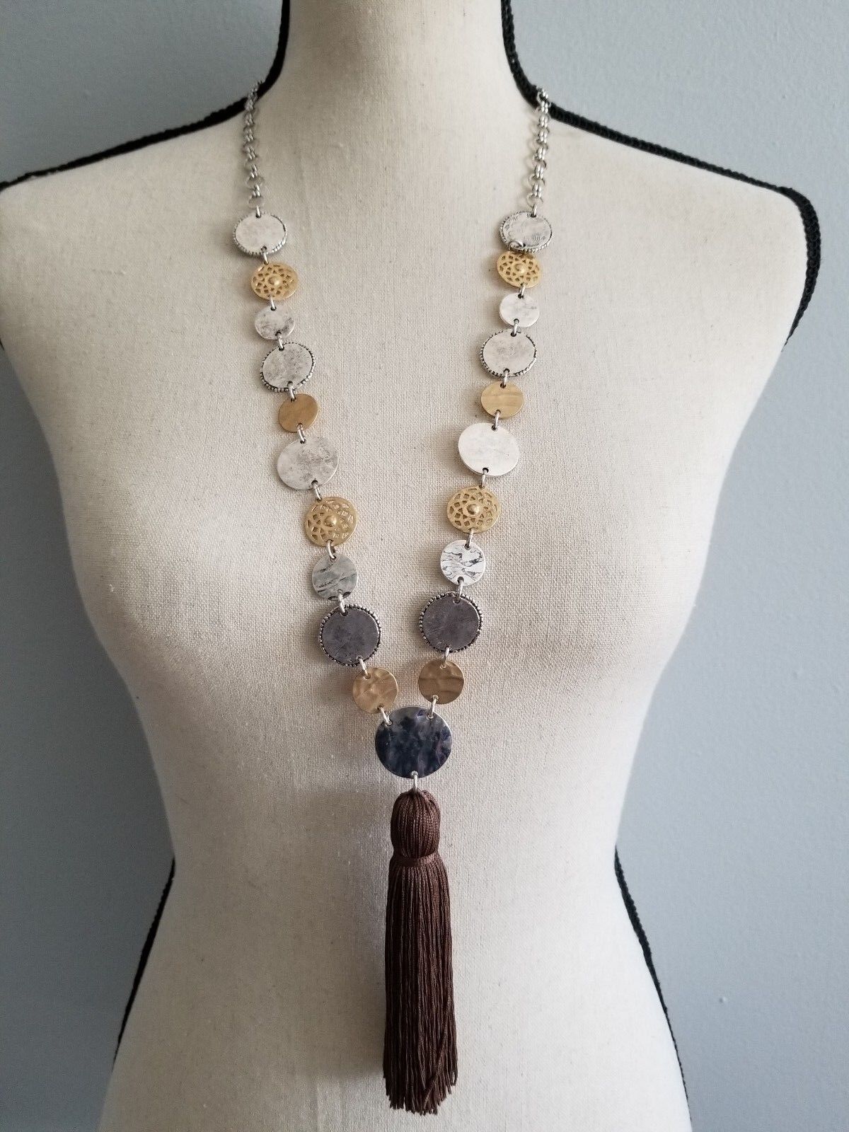 CHICO'S Margaret Tassel Necklace