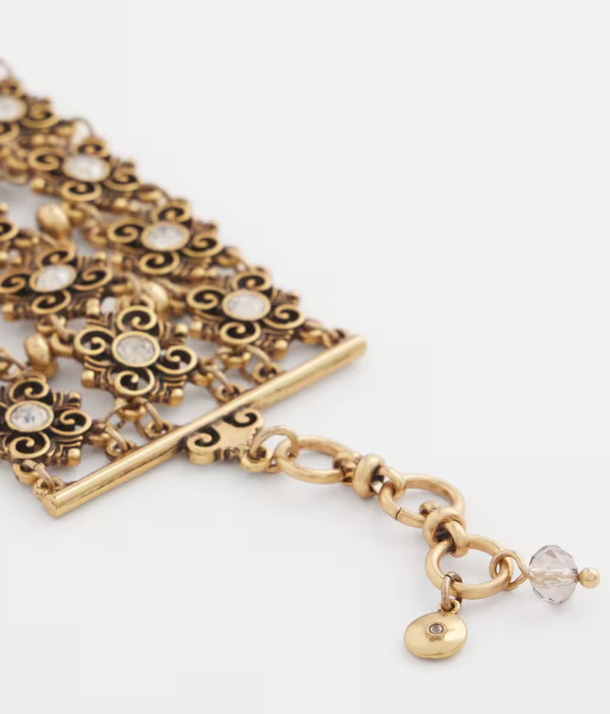 CHICO'S SPARKLE LACE CUFF BRACELET