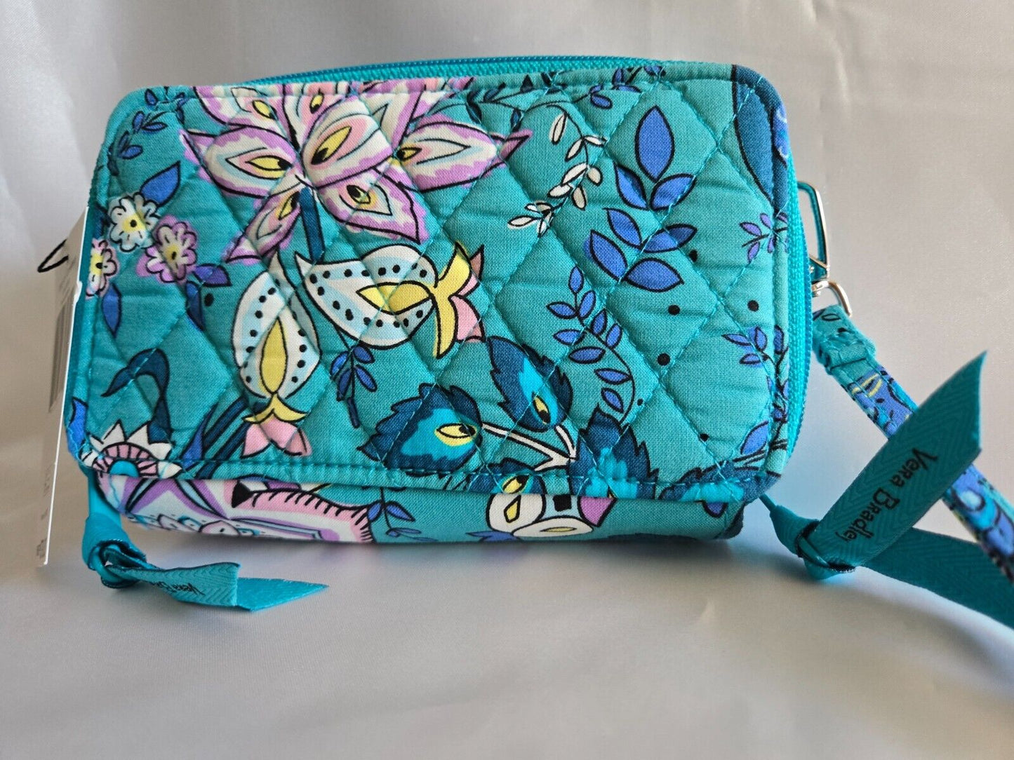 Vera Bradley RFID 3-in-1 Crossbody Purse, Peacock Garden