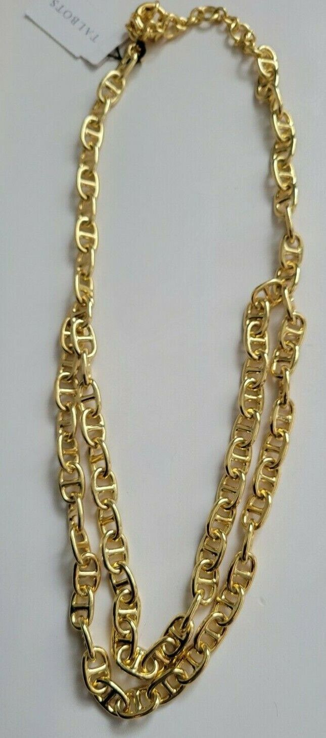 TALBOTS DOUBLE CHAIN NECKLACE
