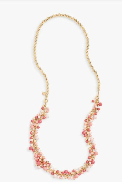 TALBOTS BEADED LONG NECKLACE