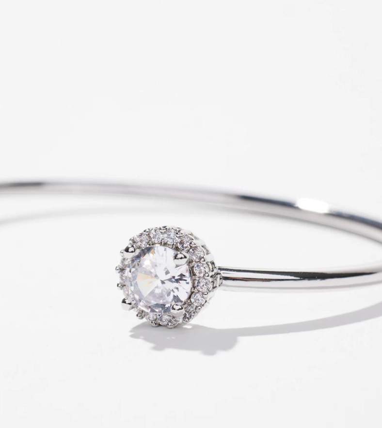 WHITE HOUSE BLACK MARKET ROUND HALO CUFF BRACELET