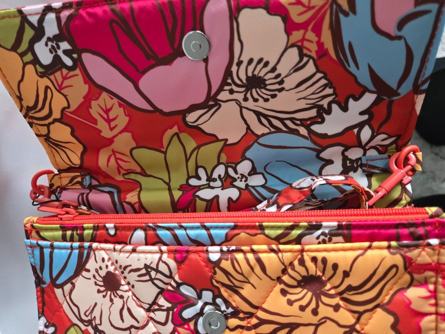 Vera Bradley Ultralight Wallet Crossbody, Midday Garden