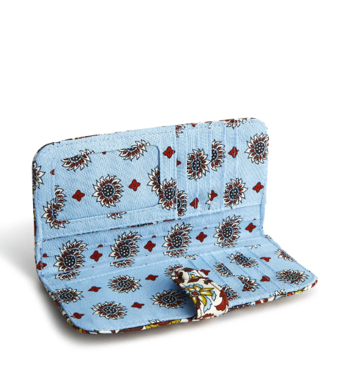 Vera Bradley Tab Wallet , Marrakesh Vines Cream