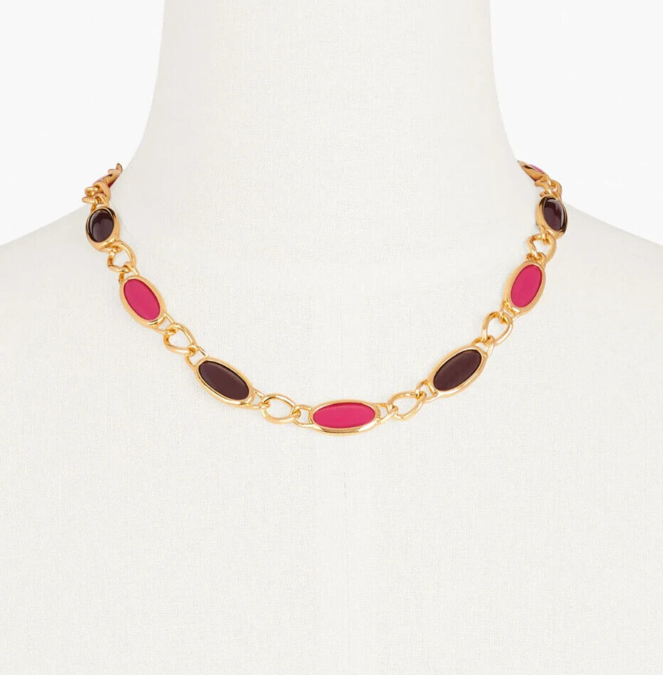 TALBOTS MULTI STONE STATEMENT NECKLACE