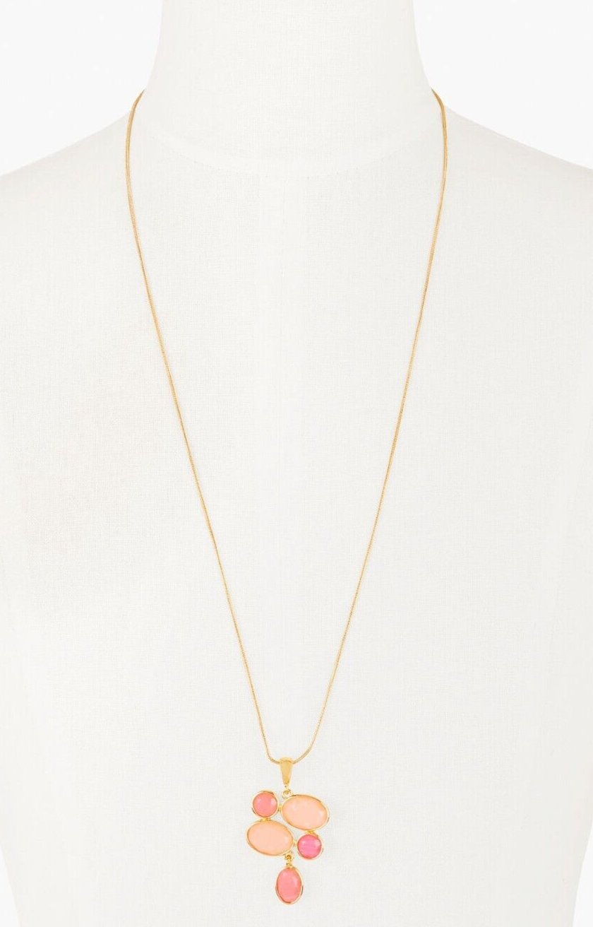 TALBOTS SPRING CRYSTAL PENDANT NECKLACE
