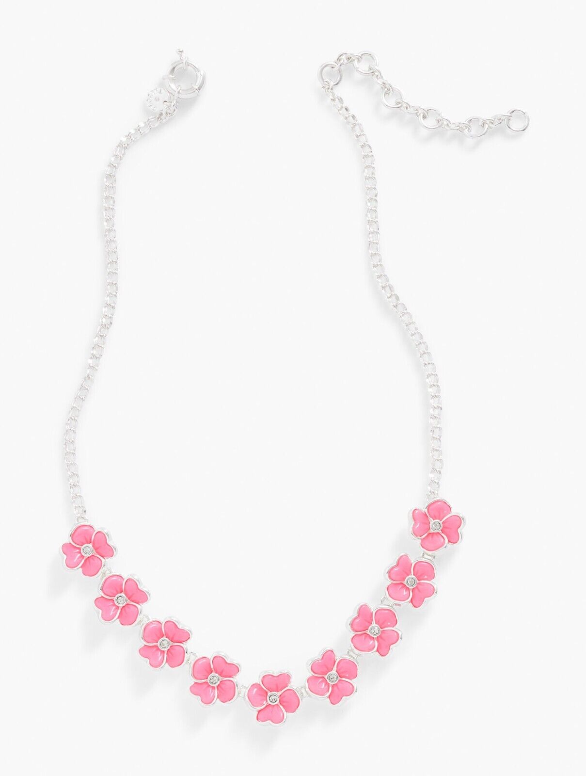 TALBOTS FUN FLORAL NECKLACE