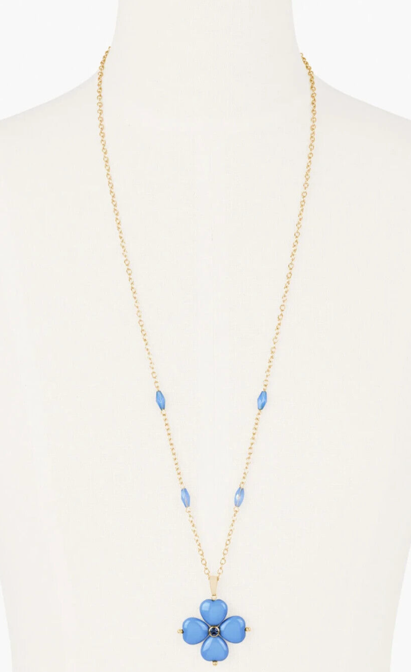 TALBOTS CLOVER PENDANT NECKLACE