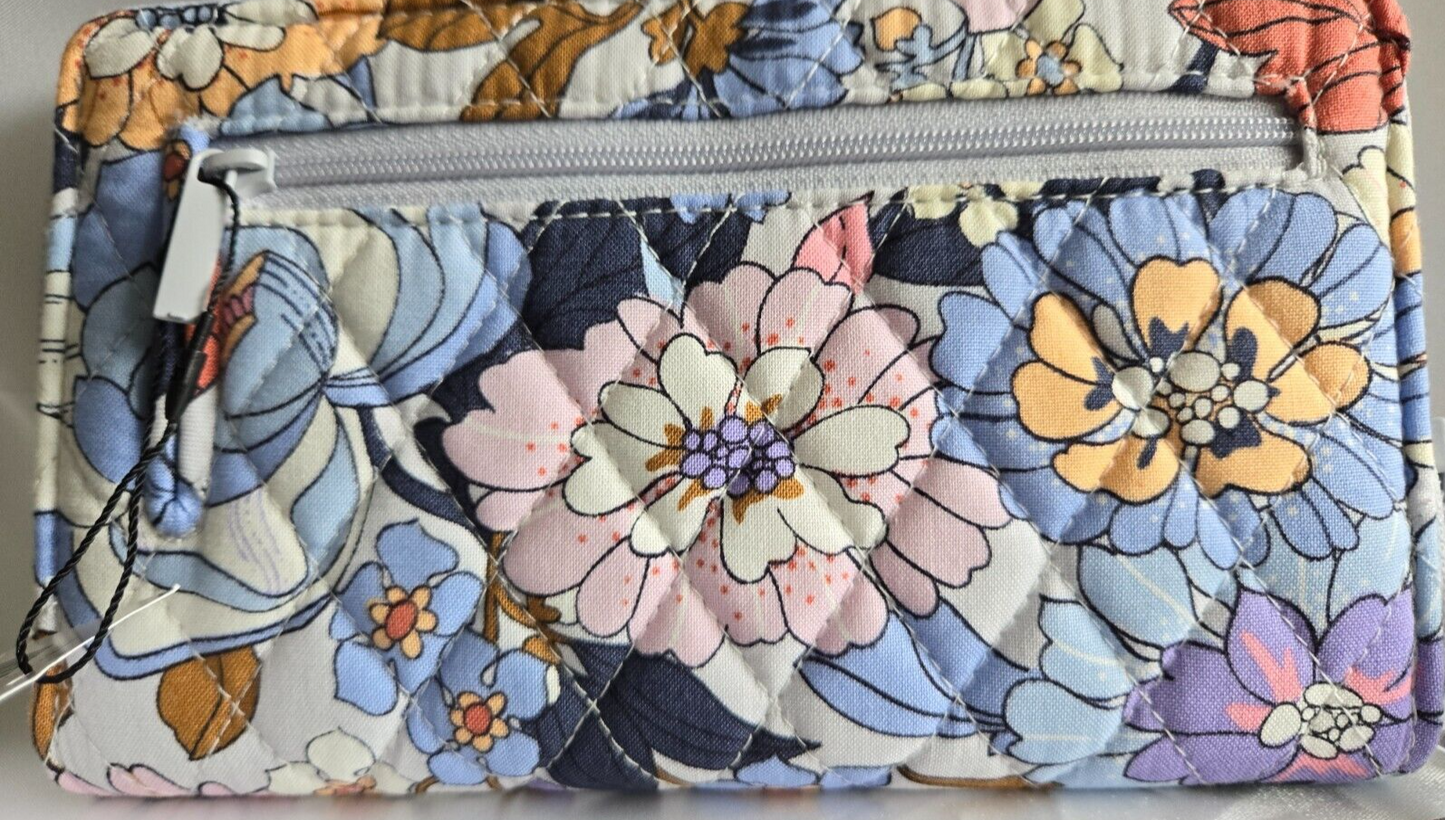 Vera Bradley RFID Turnlock Wallet, Aloha Blooms
