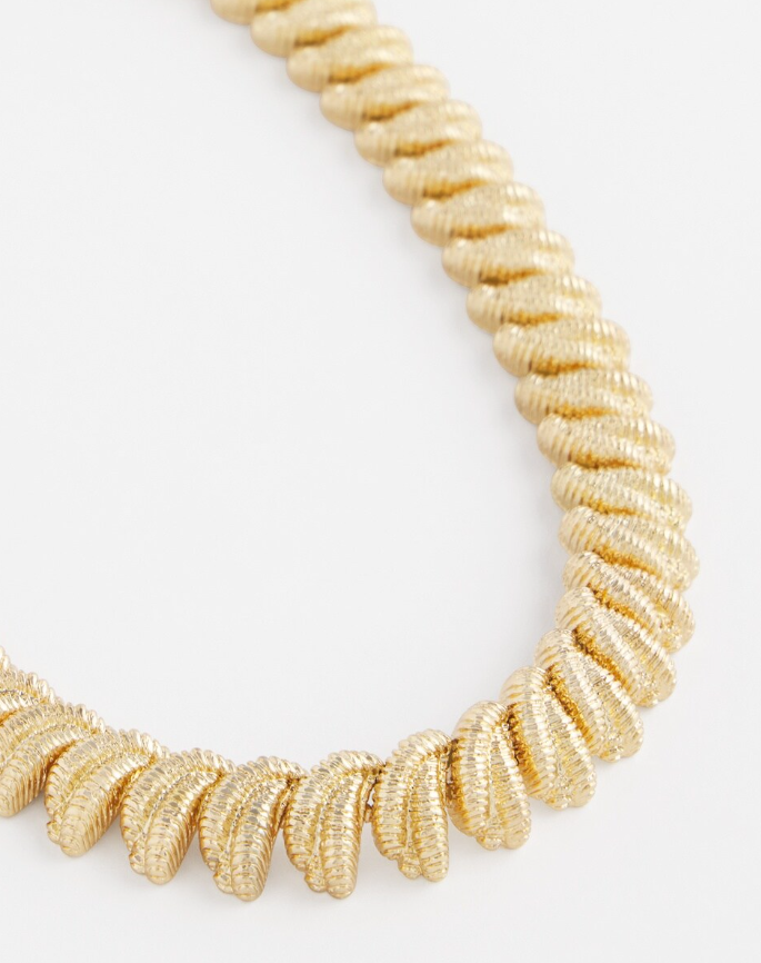 CHICO'S GOLD COLLAR NECKLACE