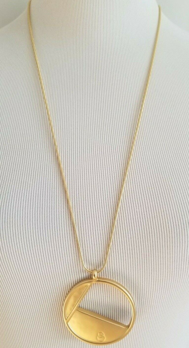 CHICO'S GOLDTONE CONVERTIBLE PENDANT NECKLACE