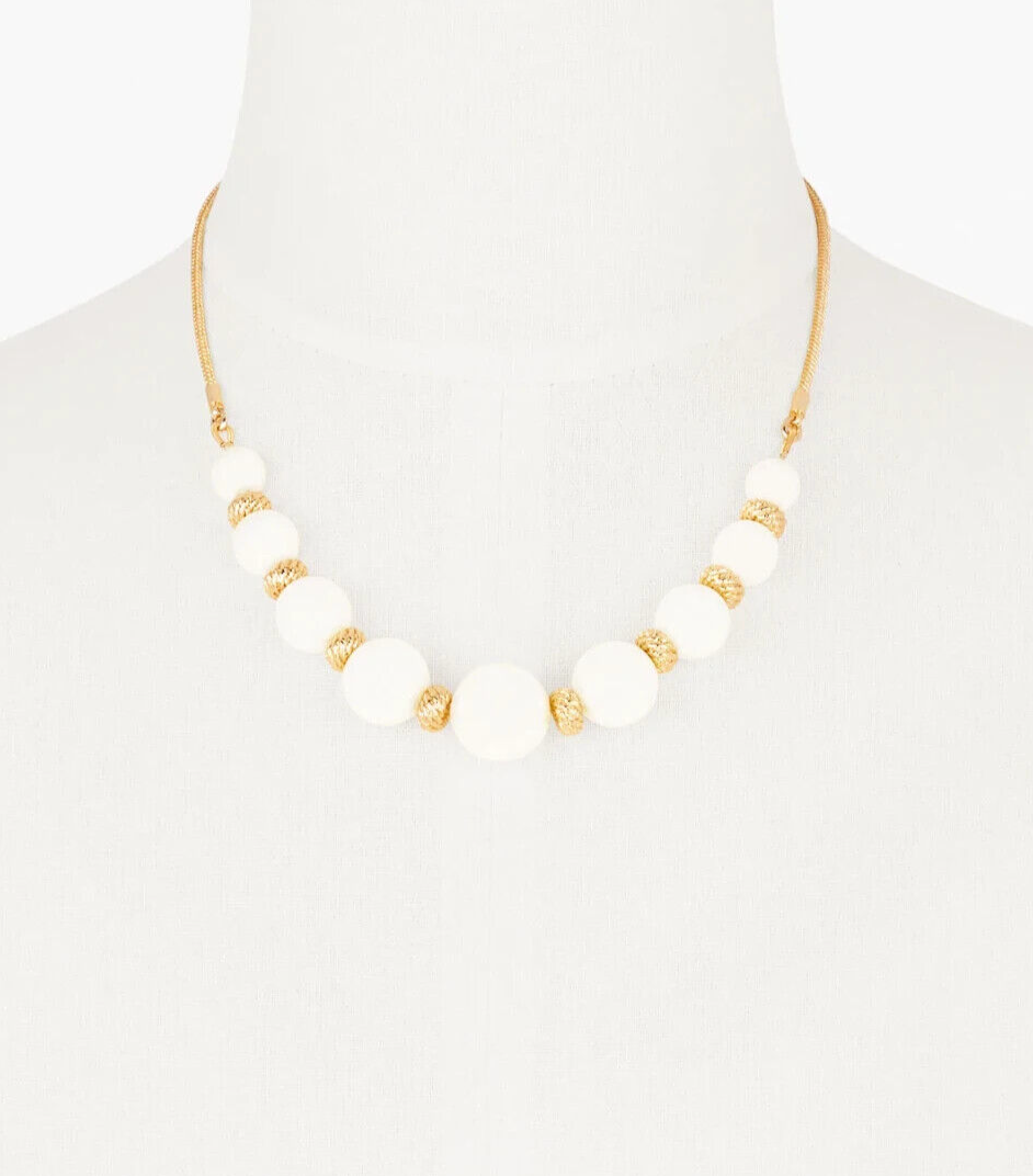 TALBOTS UPTOWN PEARL STATEMENT NECKLACE