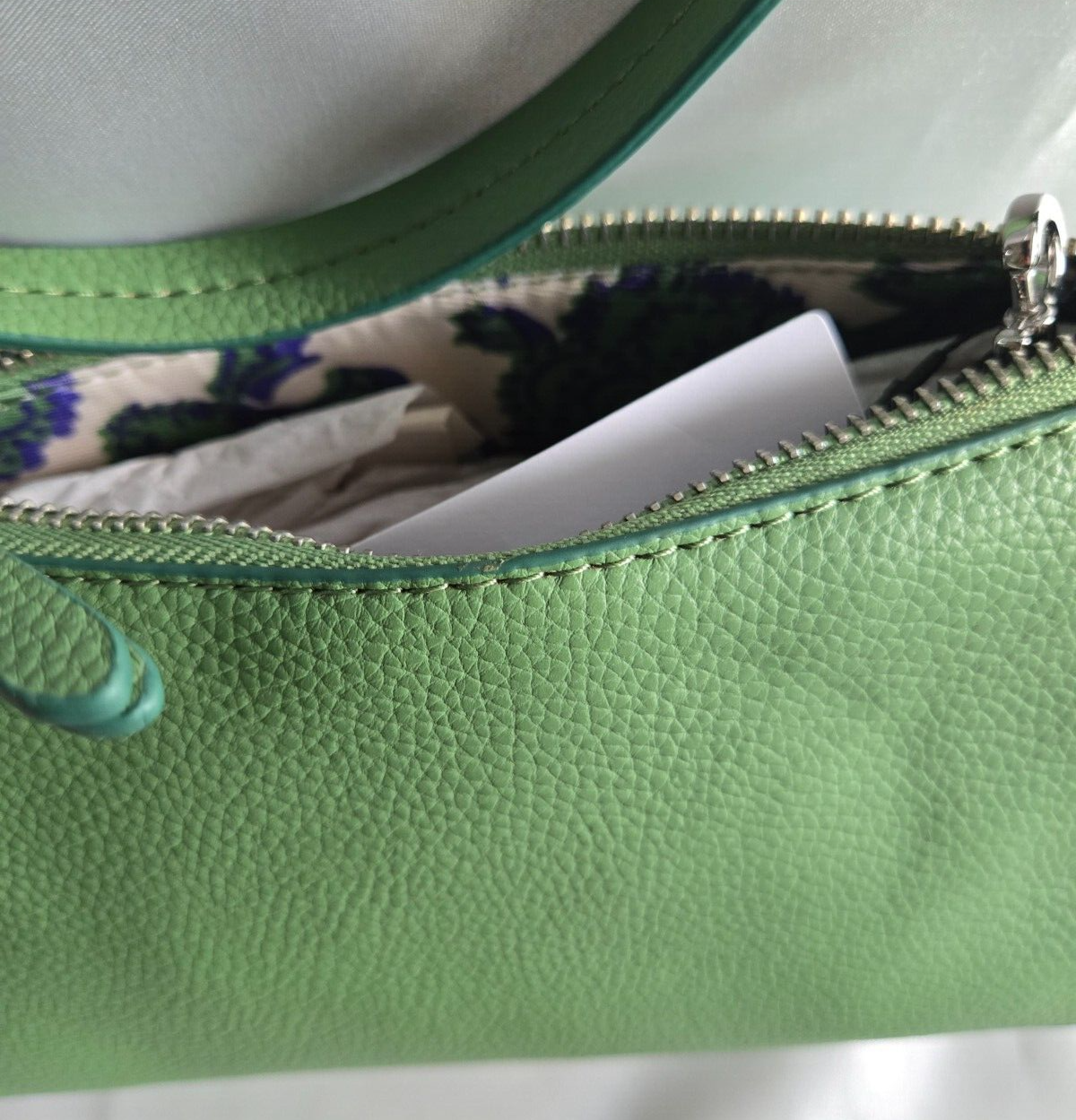 Vera Bradley Mini Slouchy Crossbody, English ivy