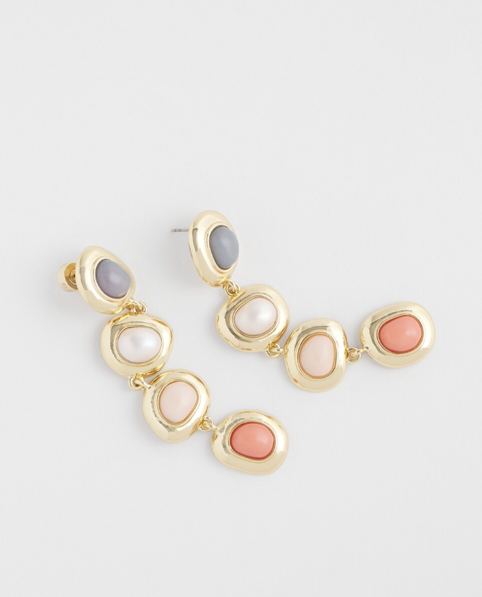 CHICO'S NEUTRALS DROP EARRINGS