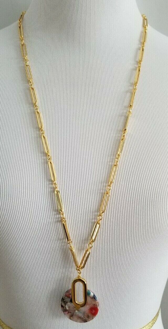 TALBOTS LINKS & CIRCLE PENDANT