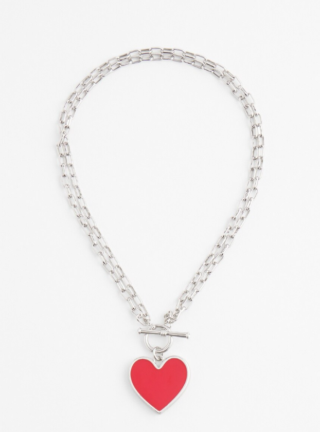 CHICO'S VALENTINE'S DAY RED HEART NECKLACE