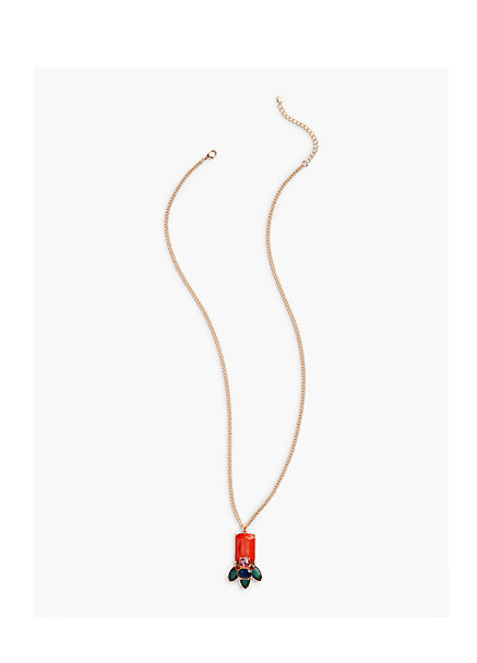 TALBOTS Bead-Drop Pendant Necklace