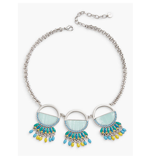 TALBOTS Ring & Teardrop-Bead Necklace