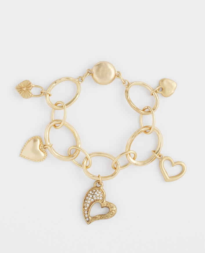 CHICO'S HEART CHARM BRACELET