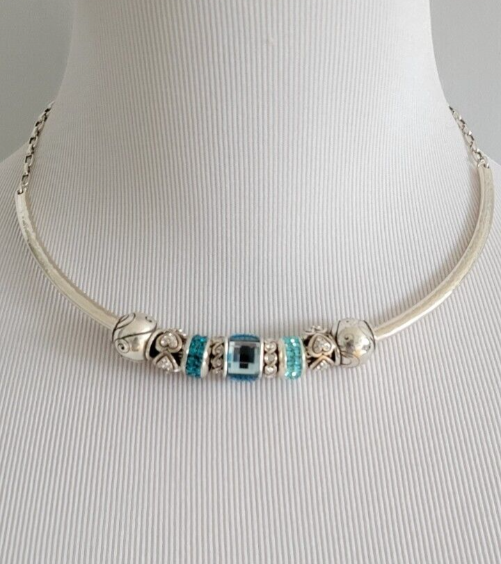 BRIGHTON MONOGRAM CHOCKER NECKLACE SET