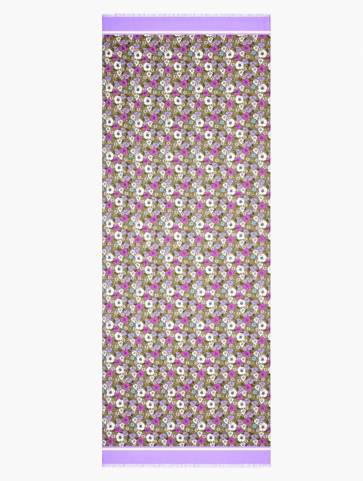 TALBOTS POPPY DITSY OBLONG SCARF