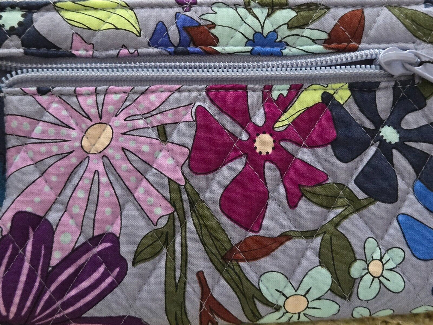 Vera Bradley RFID Cotton Turnlock Wallet, Bengal Lily