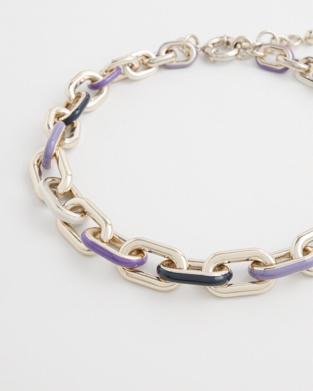 CHICO'S CHAIN LINK BIB NECKLACE