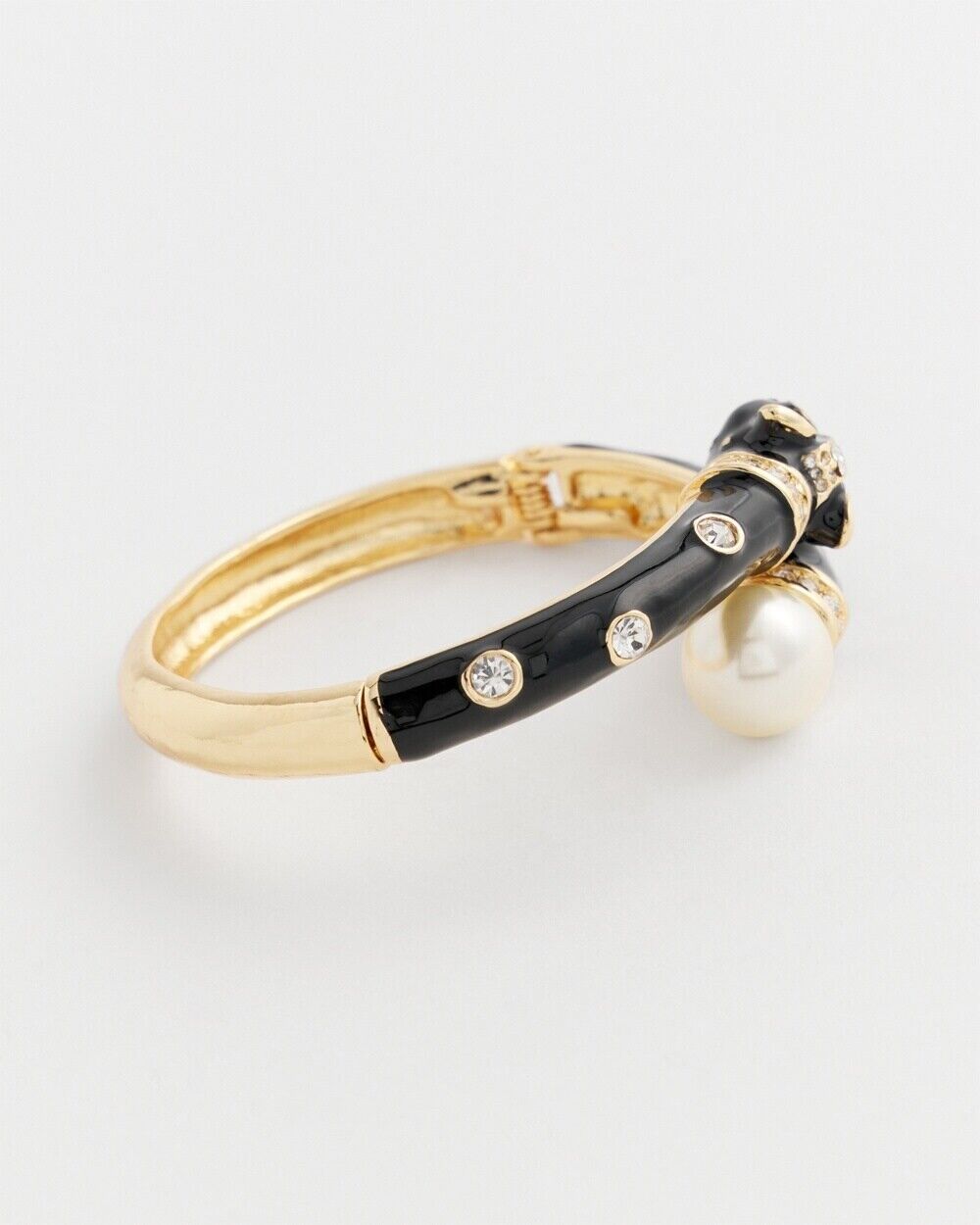 CHICO'S JAGUAR PAVE BANGLE BRACELET
