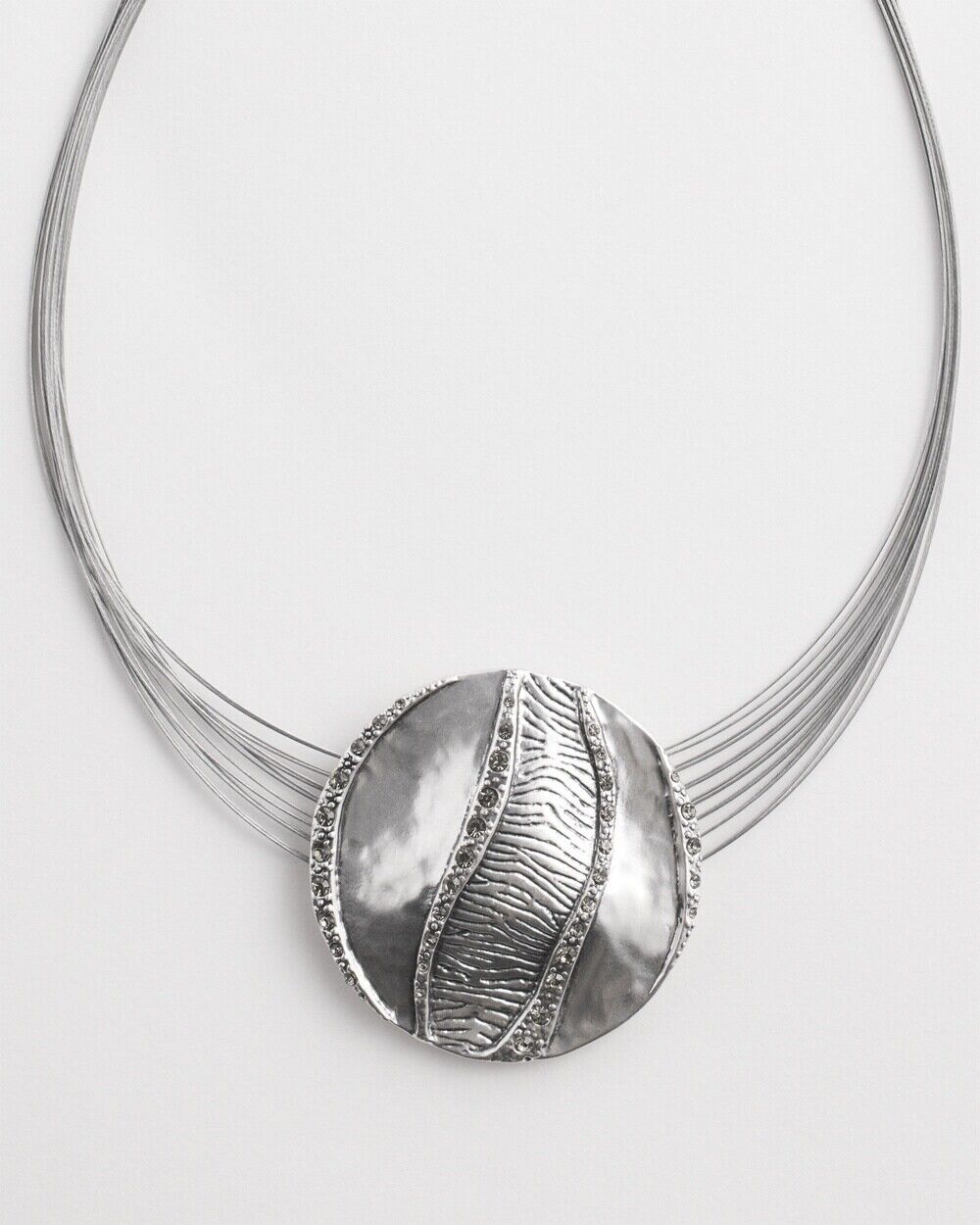 CHICO'S ZEBRA PENDANT NECKLACE