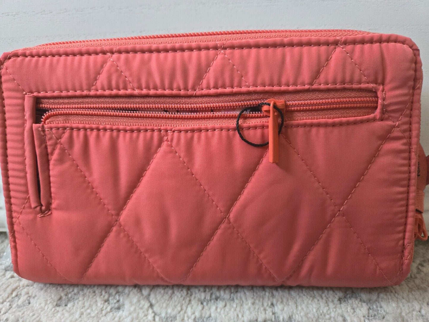Vera Bradley Ultralight RFID Turnlock Wallet, Blush Sienna
