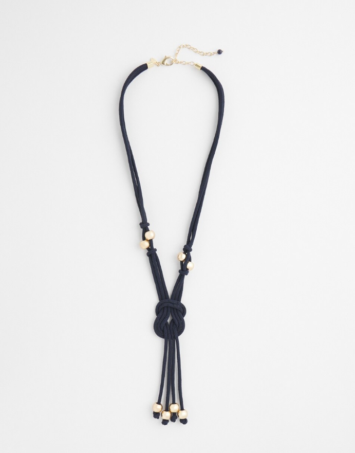 CHICO'S SINGLE STRAND ROPE NECKLACE