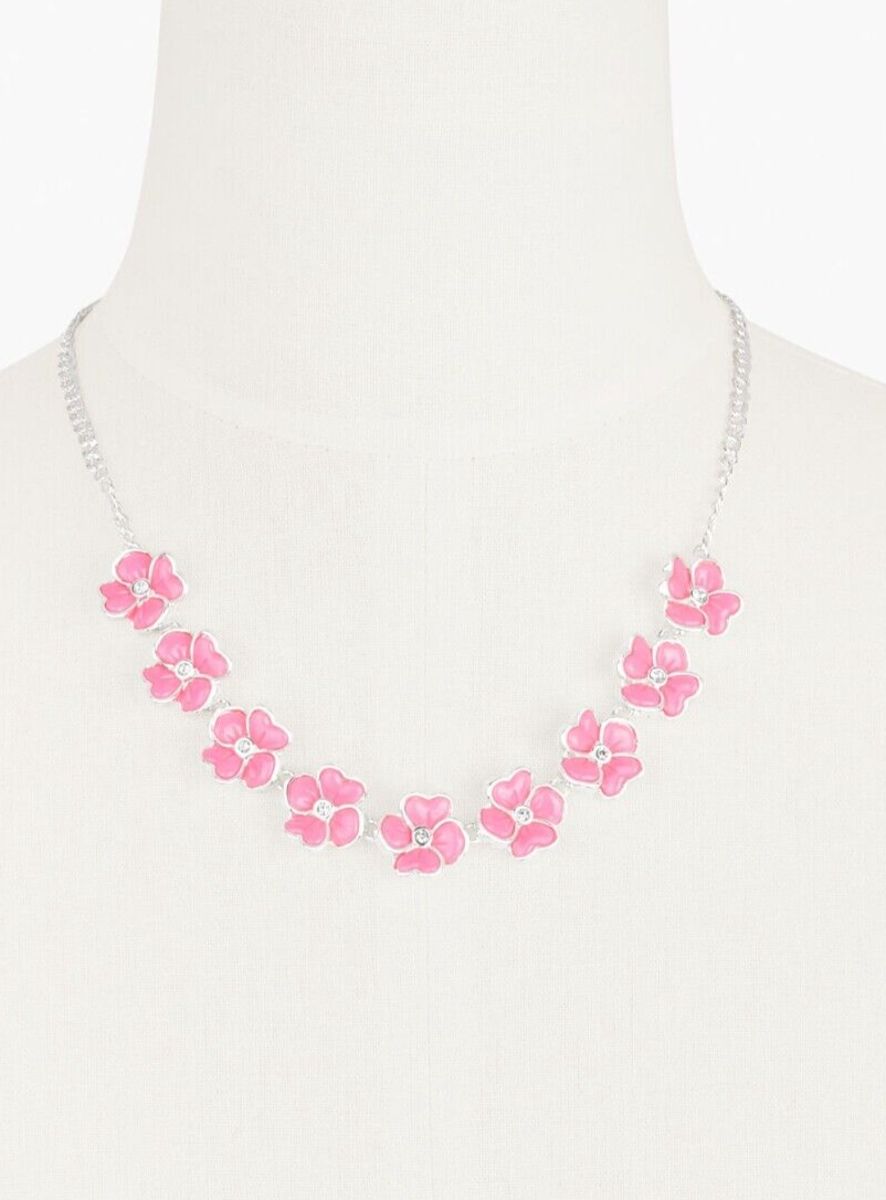 TALBOTS FUN FLORAL NECKLACE