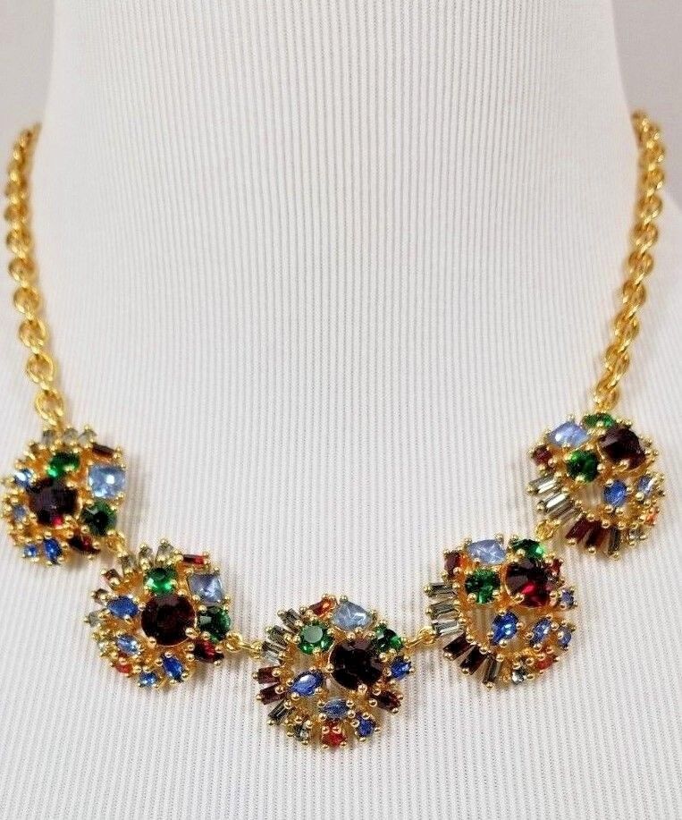 TALBOTS Jeweled Statement Necklace