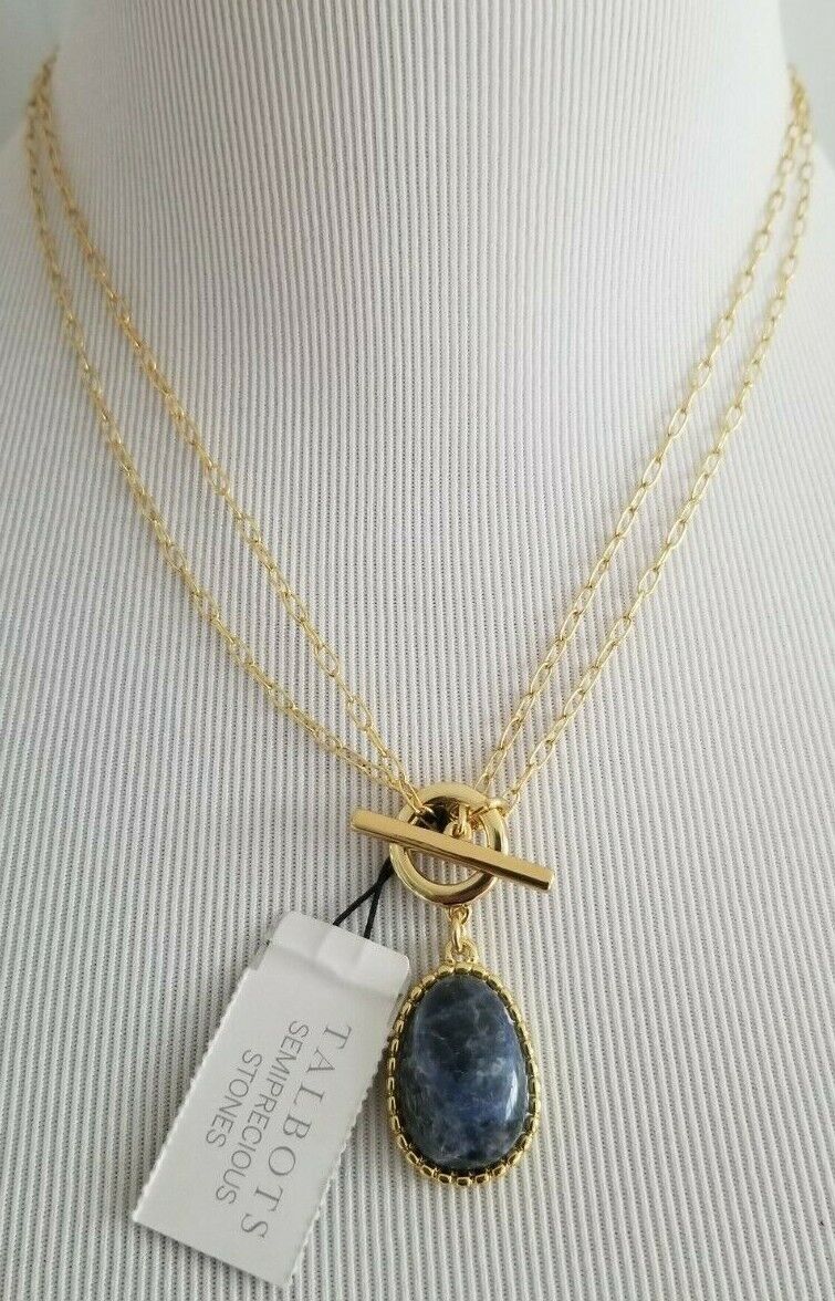 TALBOTS SEMIPRECIOUS STONE NECKLACE