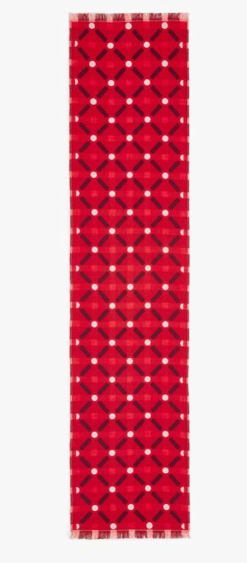 TALBOTS LATTICE DOT SCARF