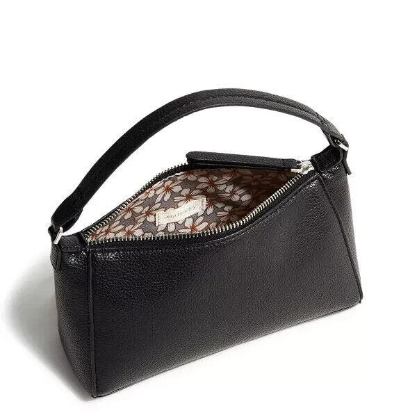 Vera Bradley Faux Leather Mini Slouchy Crossbody, Moonless Night