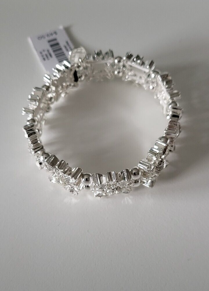 TALBOTS CLASSIC CRYSTAL STRETCH BRACELET