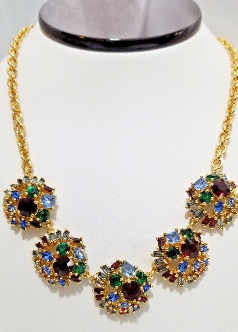 TALBOTS Jeweled Statement Necklace