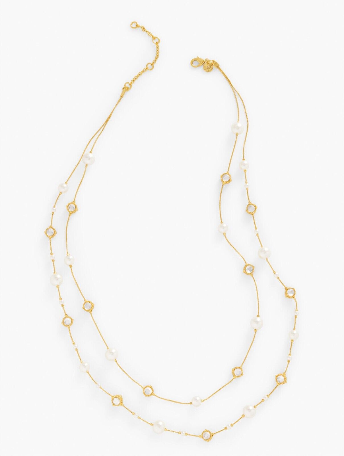TALBOTS ICE PRINCESS PEARL ILLUSION NECKLACE