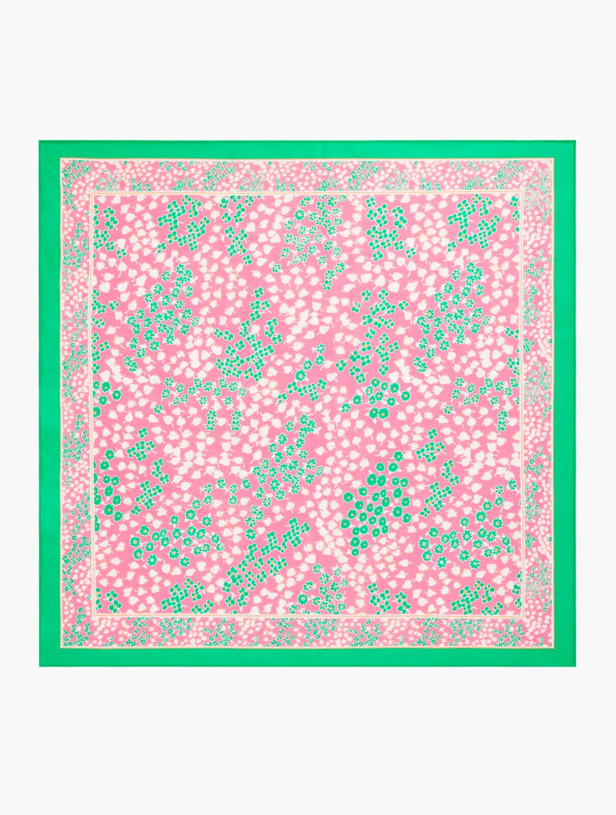 TALBOTS LOVELY FLORAL NECKERCHIEF