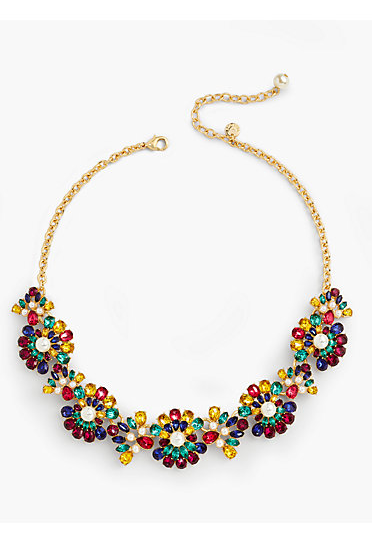 TALBOTS Rainbow Statement Necklace