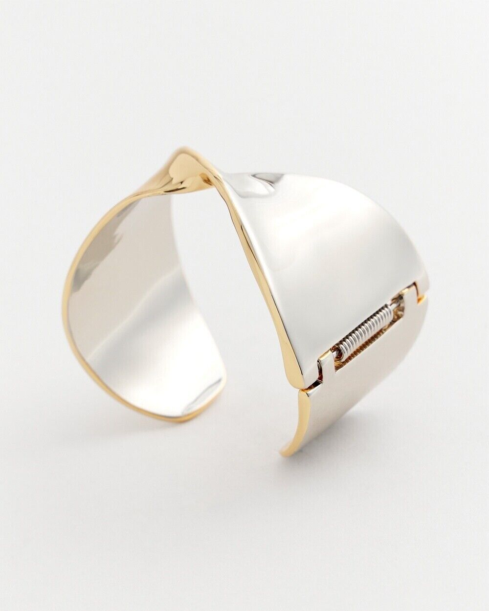 CHICO'S MIXED METALS SILVER CUFF BRACELET