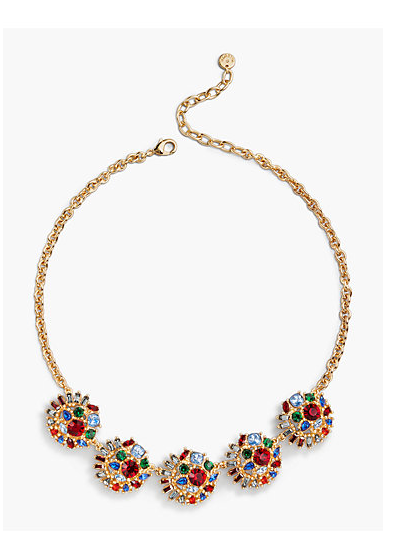 TALBOTS Jeweled Statement Necklace