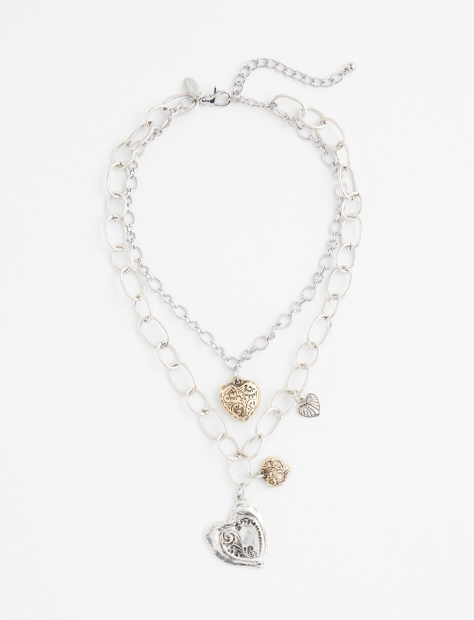 CHICO'S VALENTINE'S DAY CHARM NECKLACE