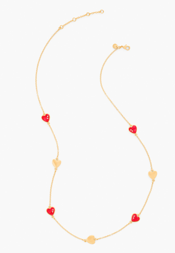 TALBOTS HEART STATION NECKLACE