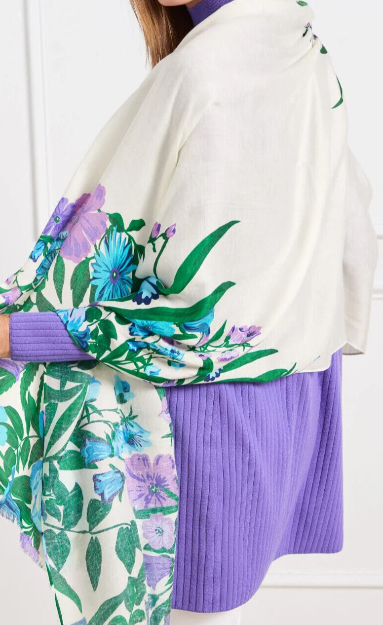 TALBOTS OCCASION WRAP - GLORIOUS GARDEN