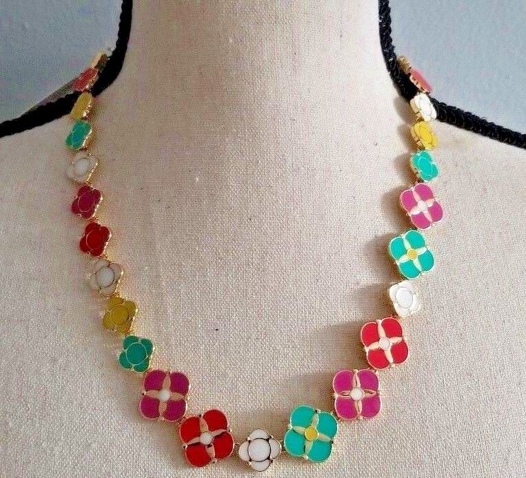 TALBOTS Geometric Statement Necklace
