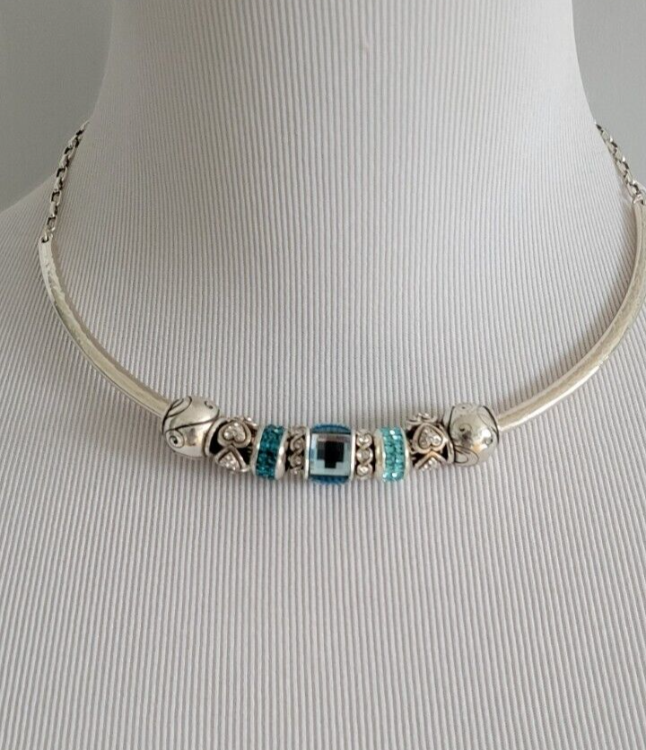 BRIGHTON MONOGRAM CHOCKER NECKLACE SET