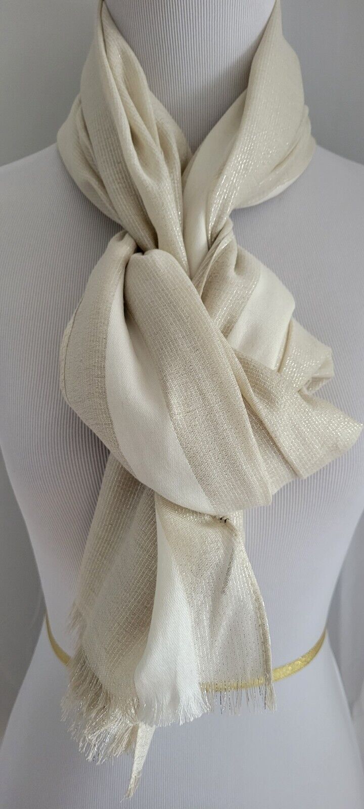TALBOTS METALLIC WRAP